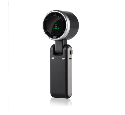 BreezeBar™ Portable Smart Fan — Digital Display + USB Rechargeable